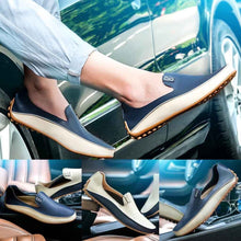 Load image into Gallery viewer, Men Casual Shoes Tide Men Peas Leather Shoes